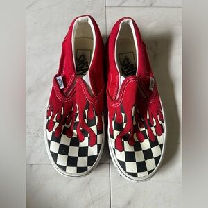 Women’s Vans with Flames